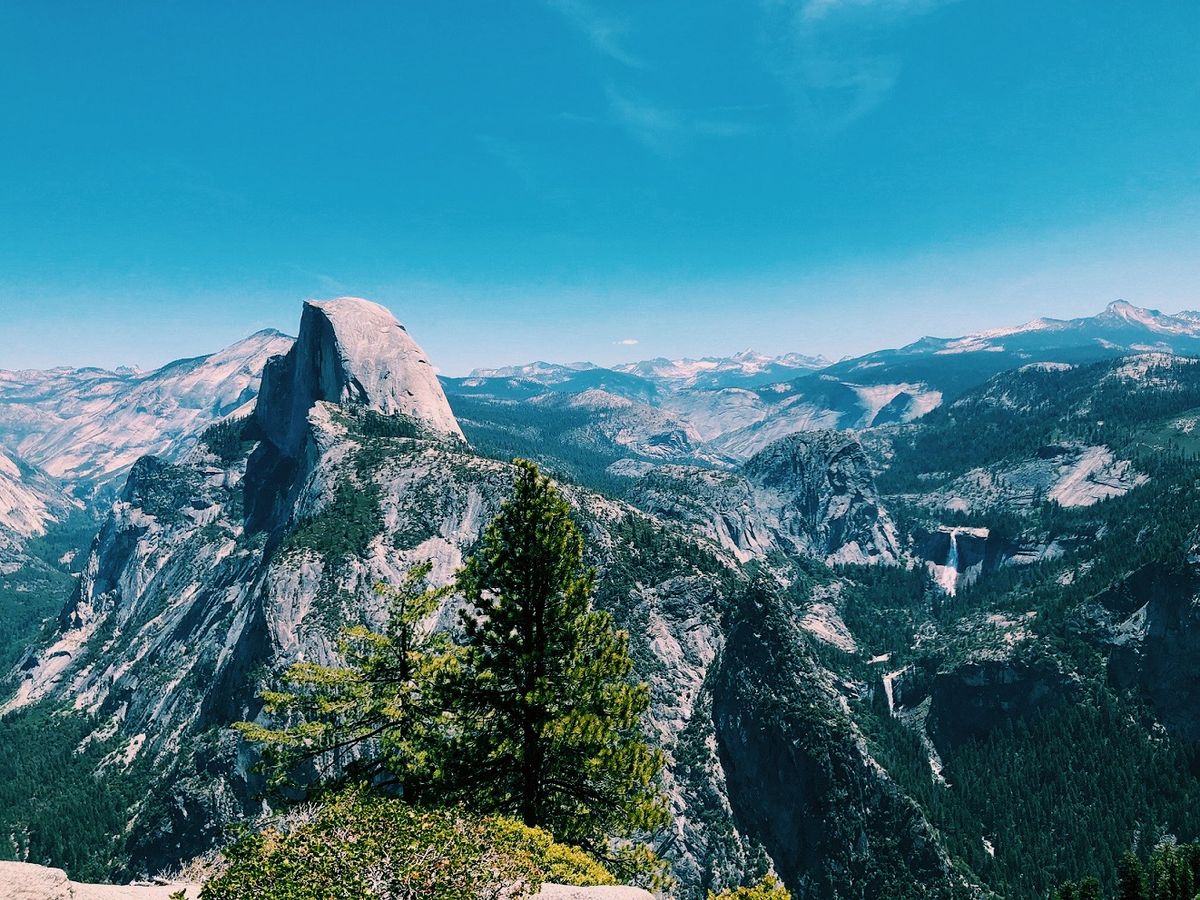 "Climbing Half Dome"